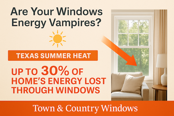 Are Your Windows Energy Vampires? How the Texas Summer Heat Costs You More Than You Think